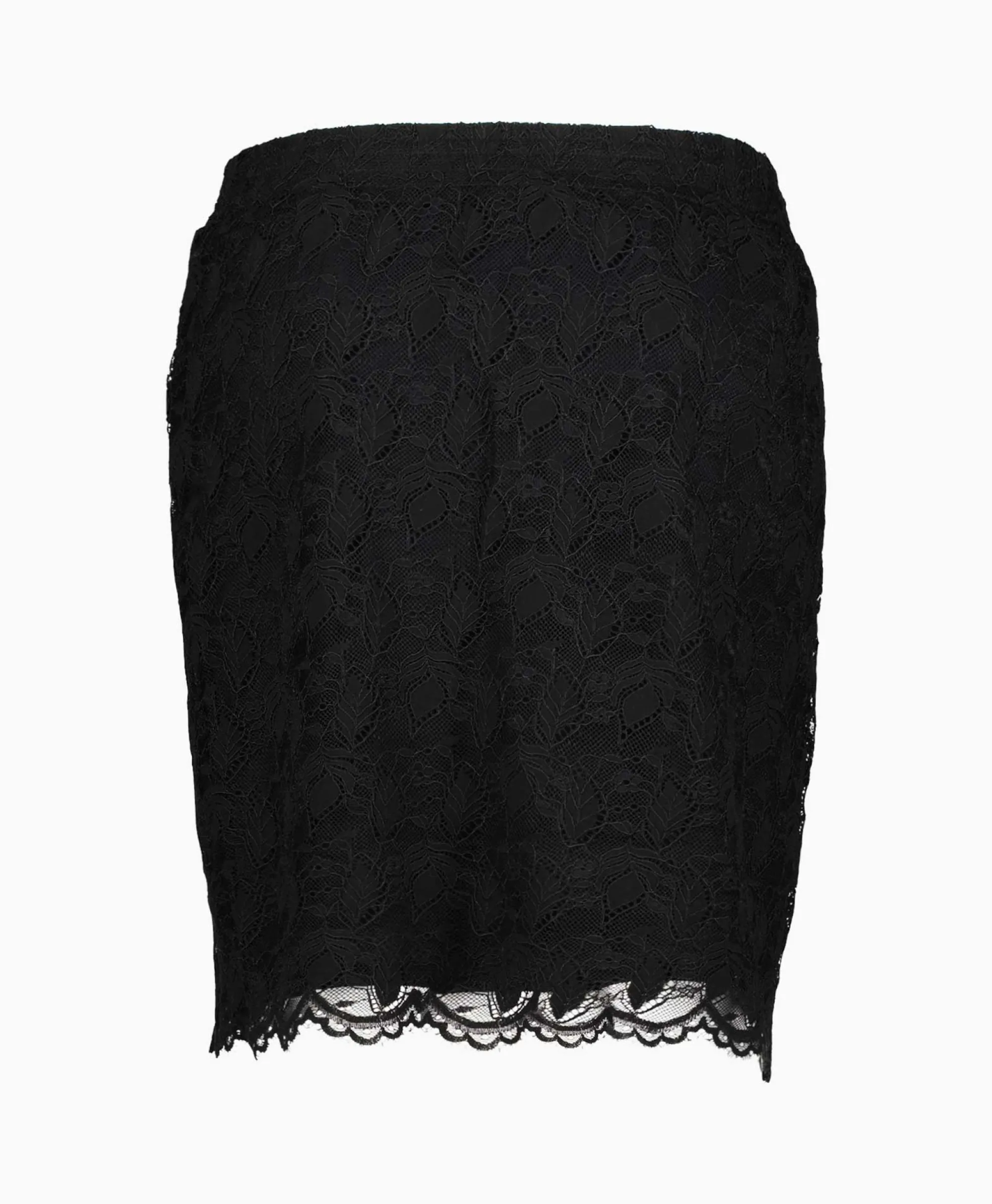 Alix The Label Minirok Ladies Woven Lace Mini Zwart*Dames Rokken