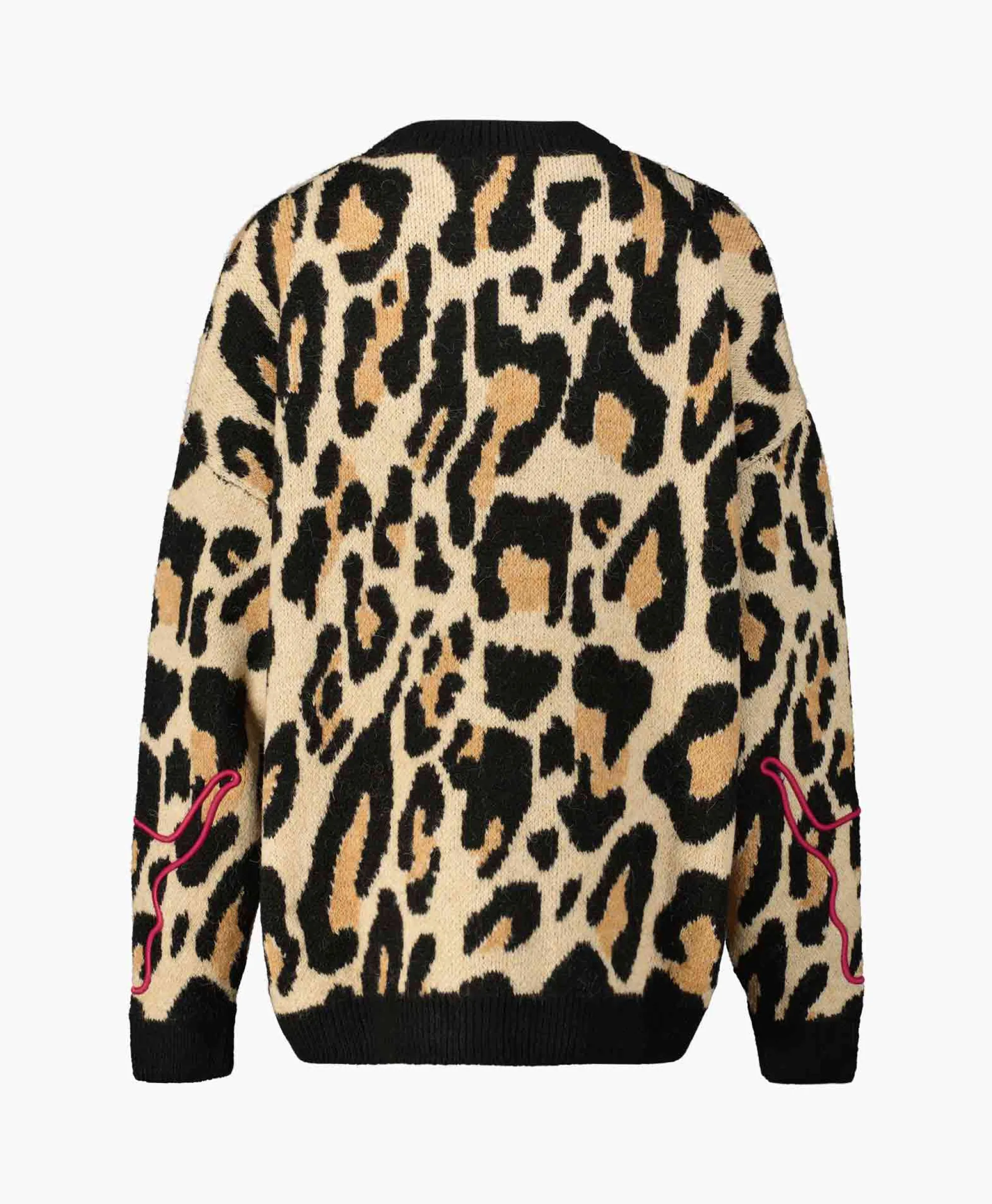 Alix The Label Pullover Knitted Jaguar Bruin*Dames Truien