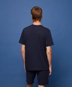 Alpha Tauri T-Shirt Korte Mouw Ata Janso Blauw*Heren T-Shirts