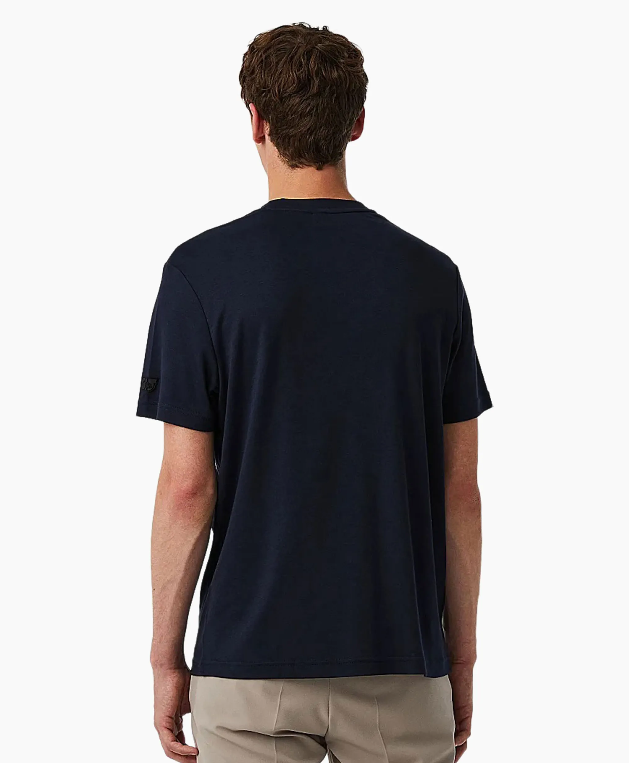 Alpha Tauri T-Shirt Korte Mouw Jopin Donker Blauw*Heren T-Shirts