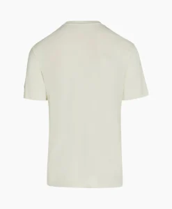 Alpha Tauri T-Shirt Korte Mouw Jopin Off White*Heren T-Shirts