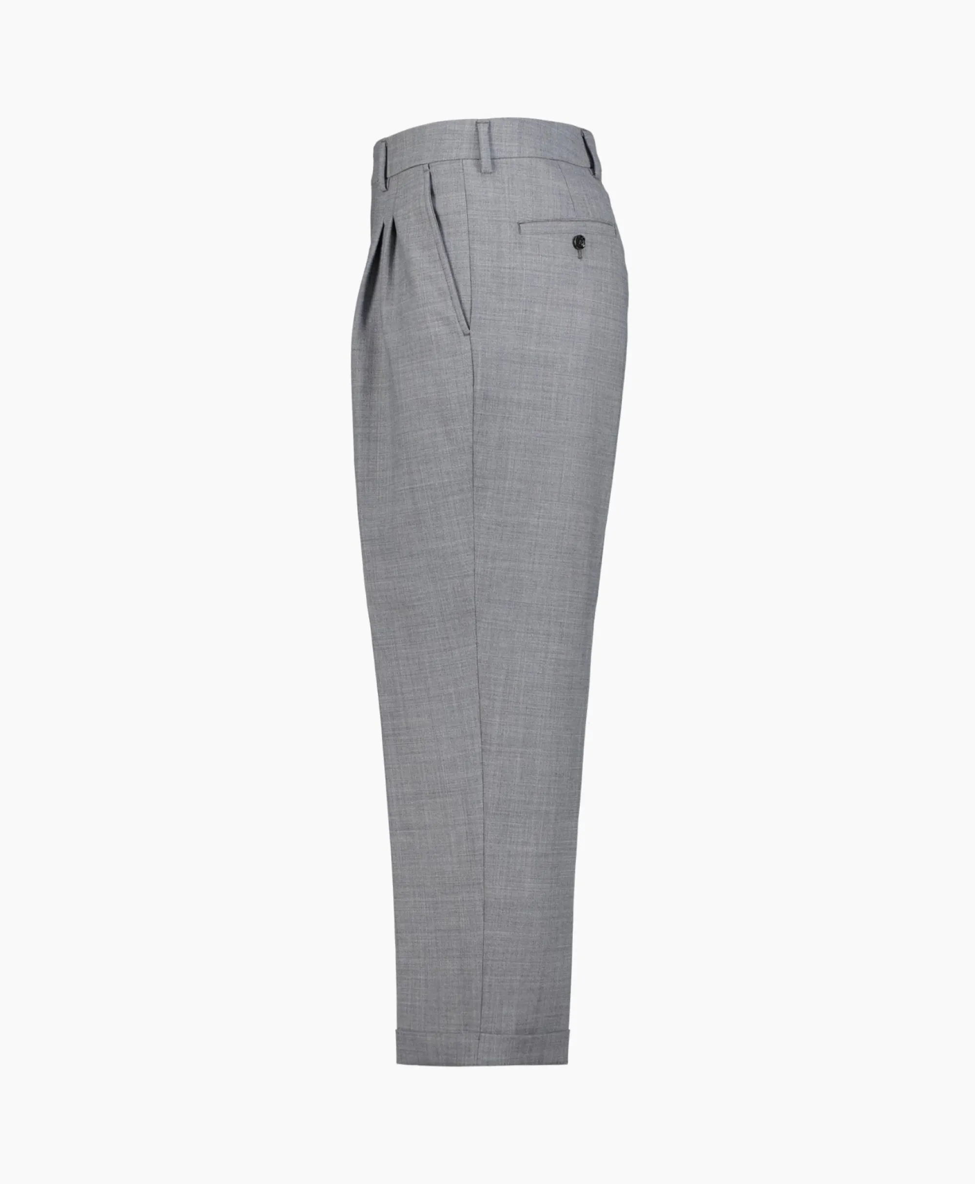 Ami Paris Broek Carott Fit Antraciet*Heren Broeken