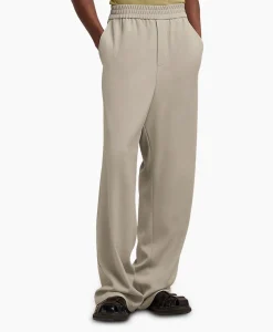 Ami Paris Broek Elastic Waist Taupe*Heren Broeken