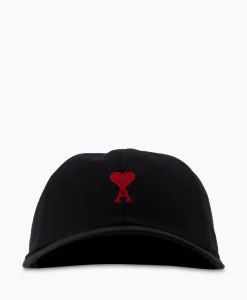 Ami Paris Hoed/Pet Adc Embroideryzwart*Heren Petten