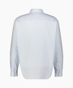 Ami Paris Overhemd Boxy Fit Licht Blauw*Heren Overhemden