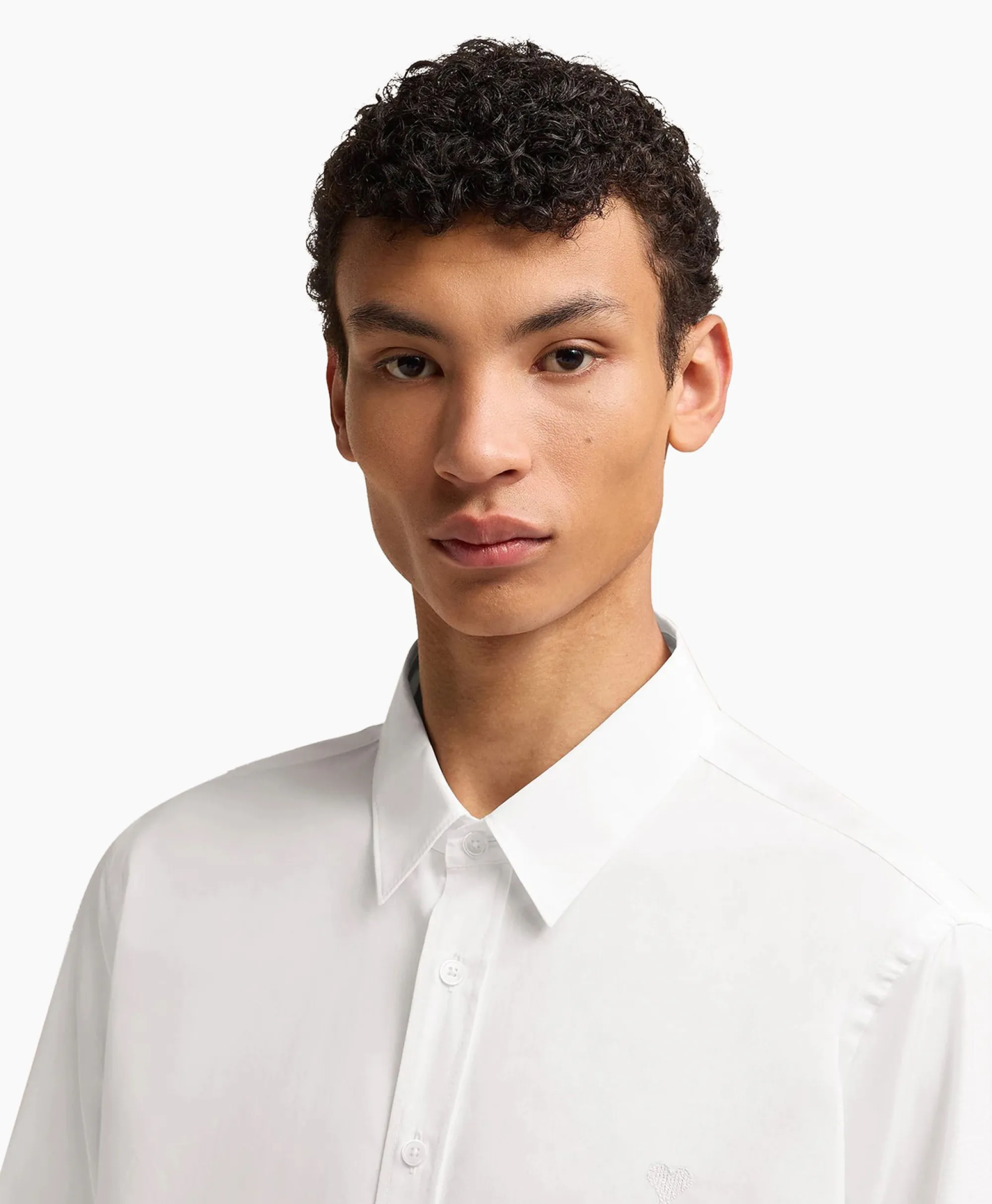 Ami Paris Overhemd Classic Off White*Heren Overhemden