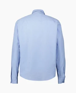 Ami Paris Overhemd Classic Licht Blauw*Heren Overhemden