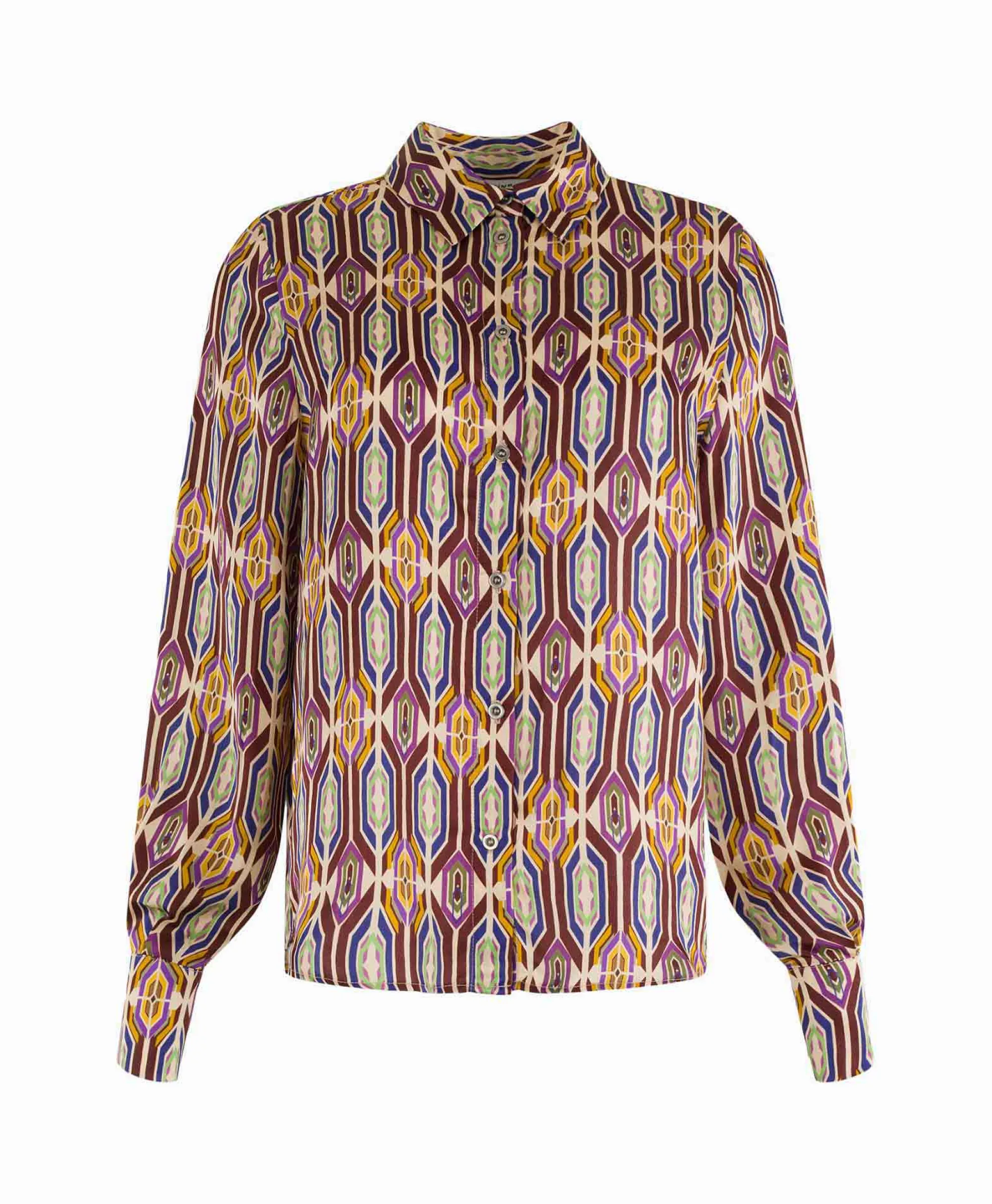 Anna Van Toor Blouse 32A05-03313 Beige*Dames Blouses