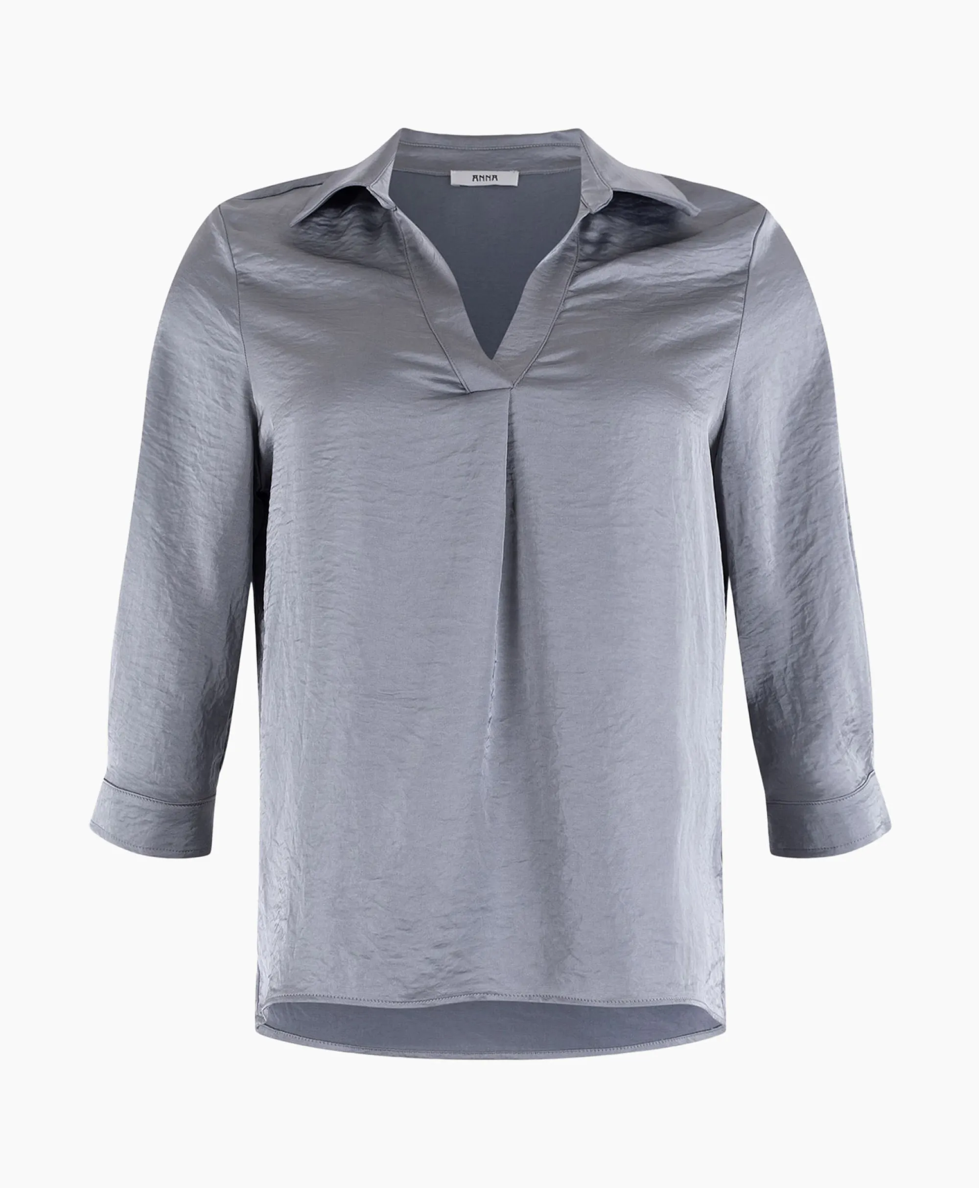 Anna Van Toor Blouse 32A05-03274 Zilver*Dames Blouses