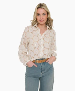 Anna Van Toor Blouse 17A05-03445A Zand*Dames Blouses