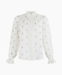 Anna Van Toor Blouse 17A05-03172B-1 Off White*Dames Blouses