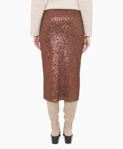 Anna Van Toor Rok 74A03-02616B Brons*Dames Rokken