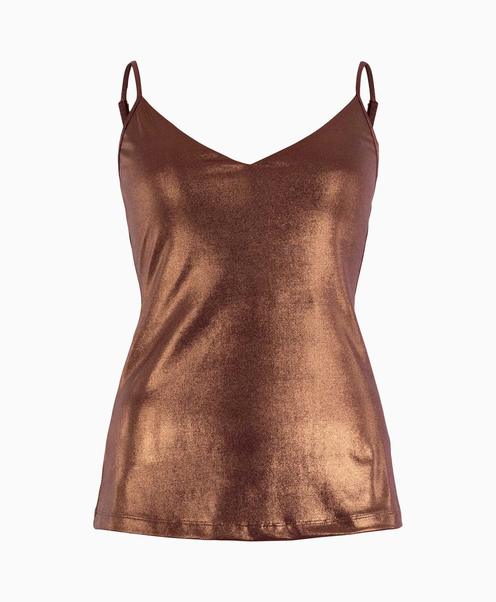 Anna Van Toor T-Shirt 74A04-03657 Brons*Dames T-Shirts & Tops