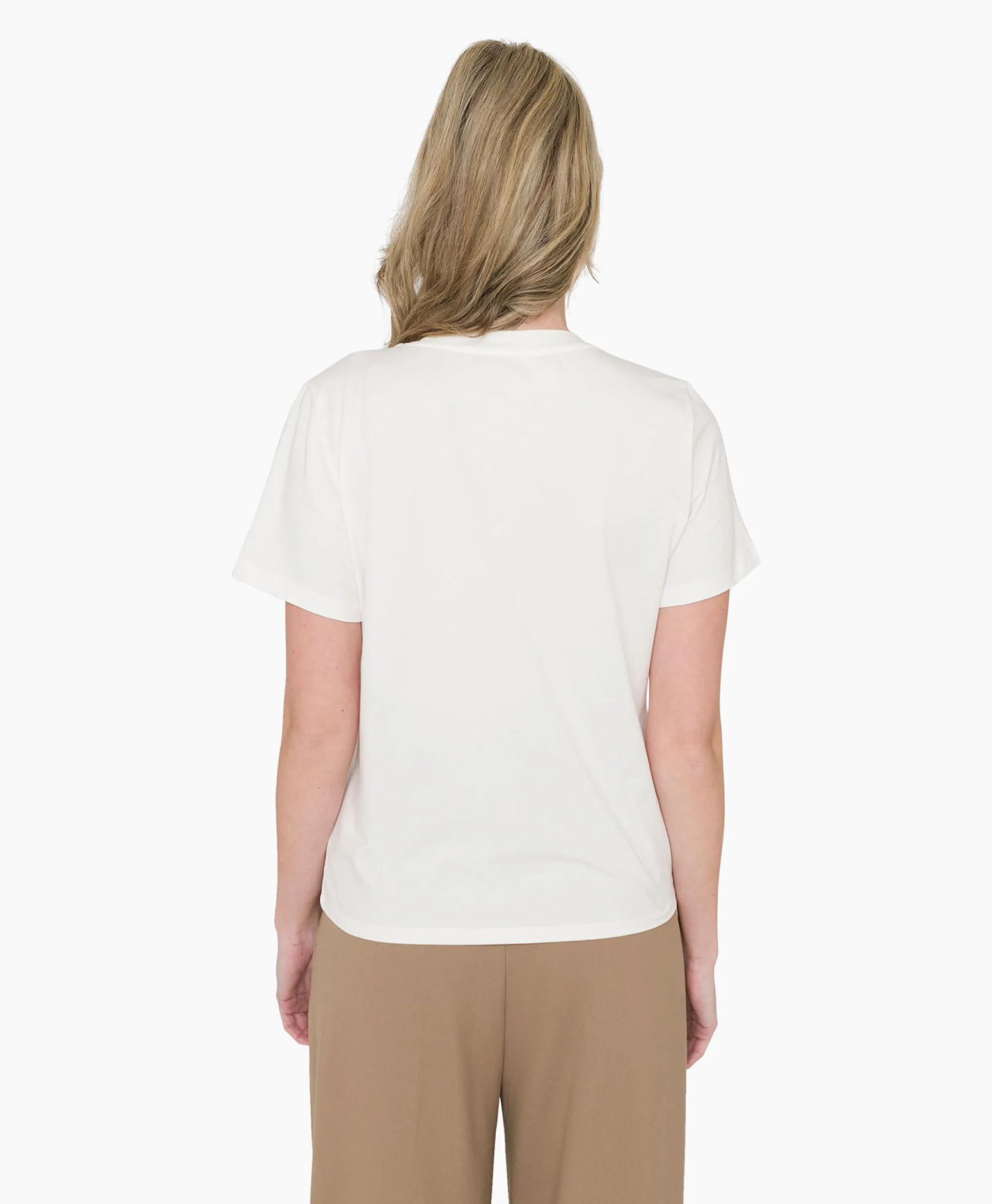 Anna Van Toor T-Shirt 08A04-03677 Off White*Dames T-Shirts & Tops