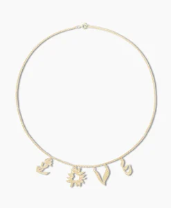 Anna+nina Ketting Bonfire Choker Goud*Dames Sieraden