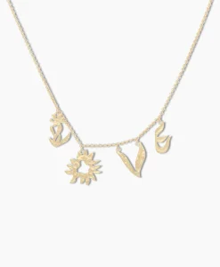 Anna+nina Ketting Bonfire Choker Goud*Dames Sieraden