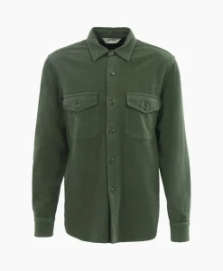 Aspesi Overhemd Camicia Ut-Shirt Groen*Heren Overhemden