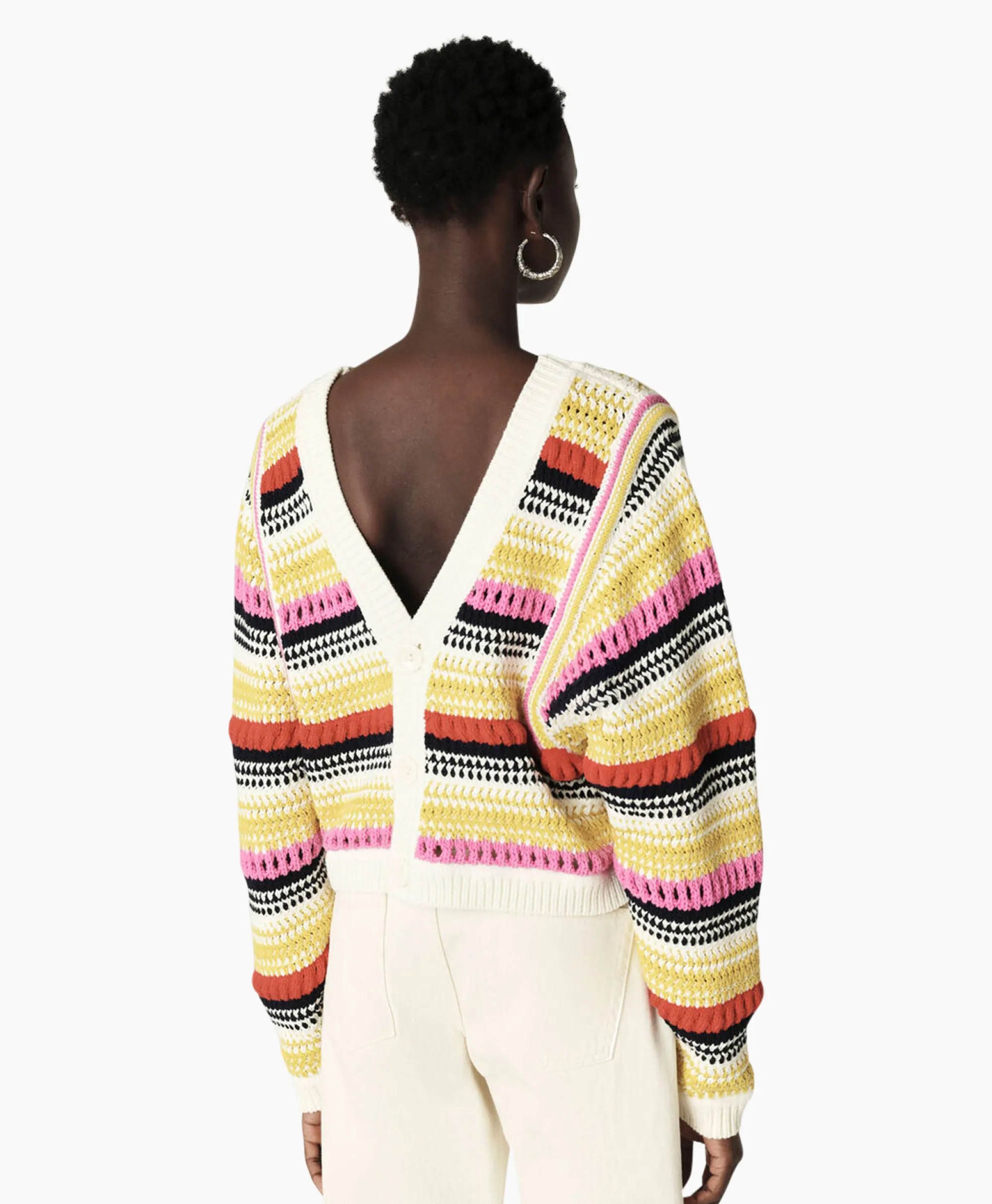 Ba&sh Ba&Sh Gebreide Trui Romy Geel*Dames Truien