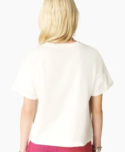 Ba&sh Ba&Sh T-Shirt Korte Mouw Rosie Ecru*Dames T-Shirts & Tops