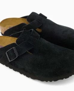 Birkenstock Instapper Boston Sfb Zwart*Dames Instappers