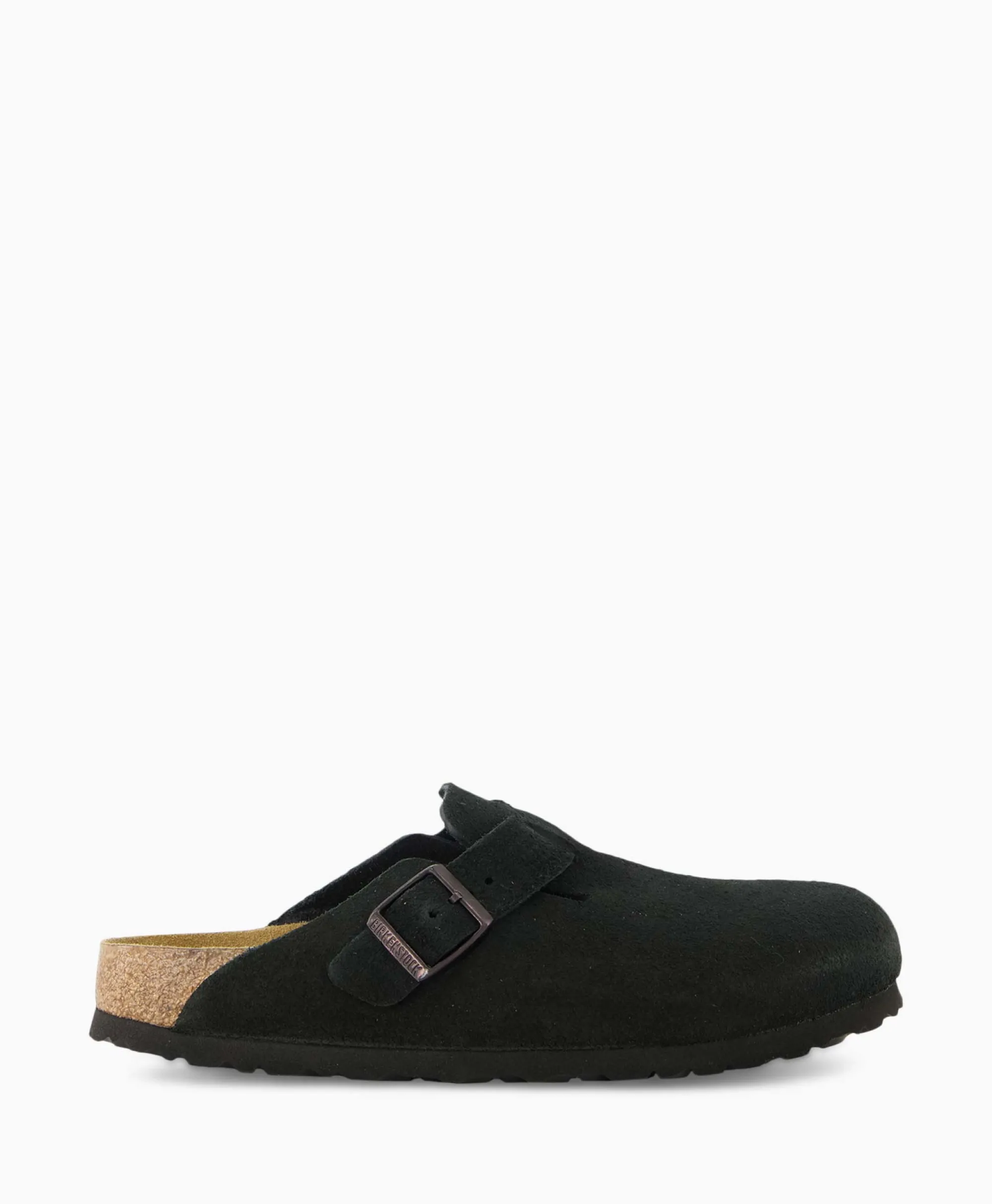 Birkenstock Instapper Boston Sfb Zwart*Heren Instappers
