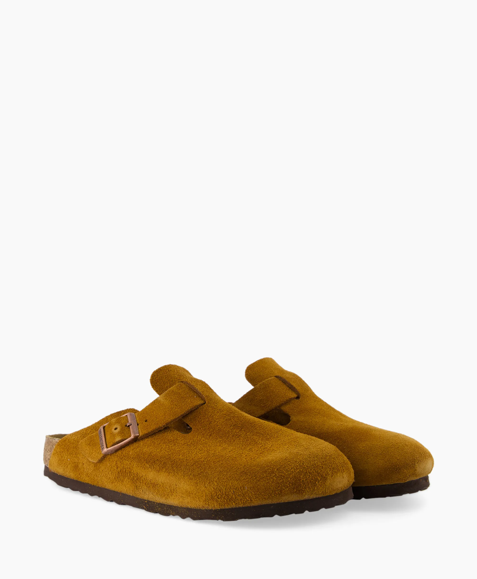 Birkenstock Instapper Boston Sfb Bruin*Heren Instappers
