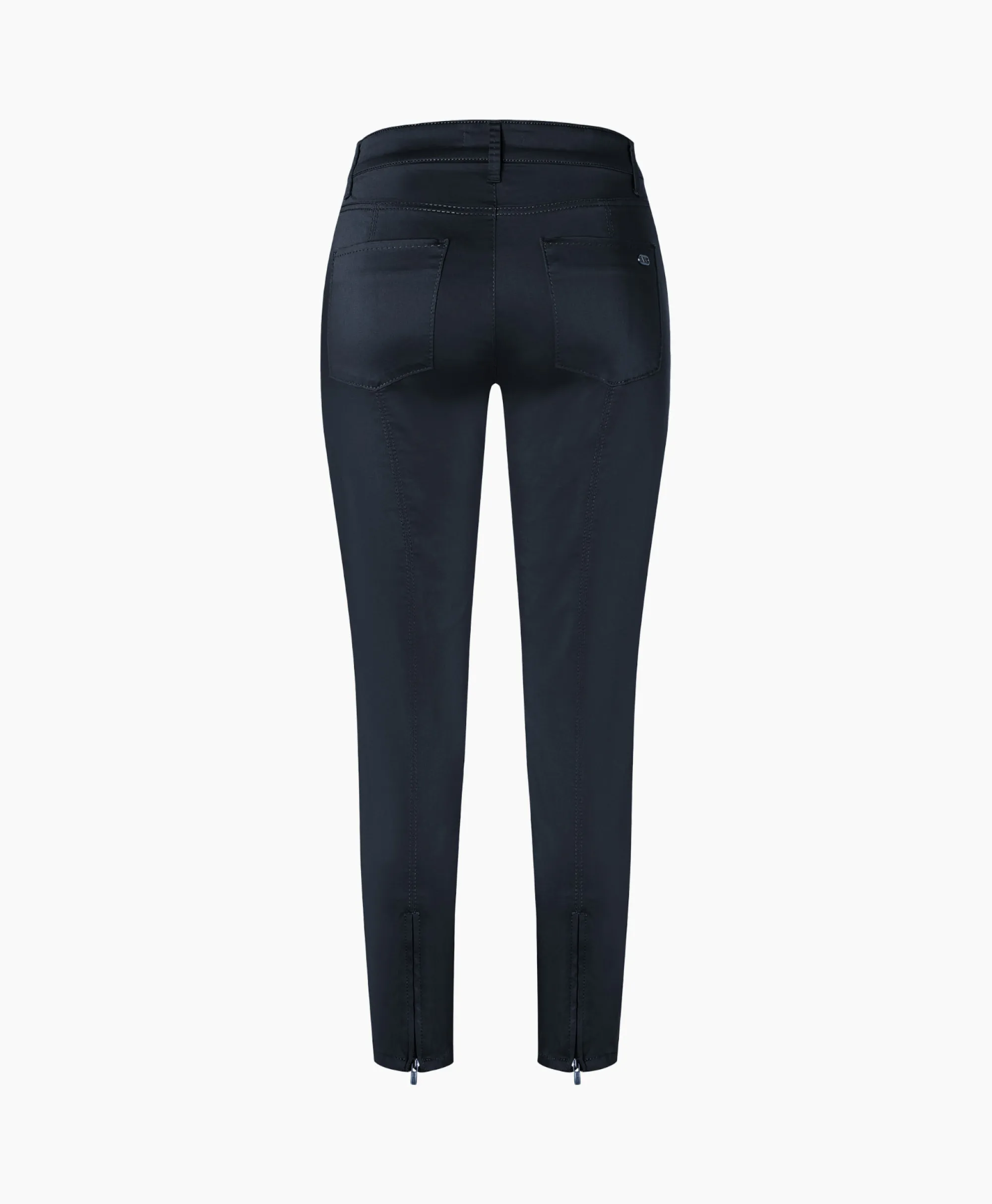 Cambio Broek Satin Superstrech Piera Blauw*Dames Broeken