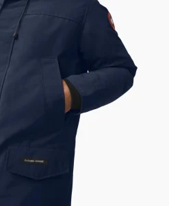 Canada Goose Gewatteerde Jas Langford Parka Blauw*Heren Jassen
