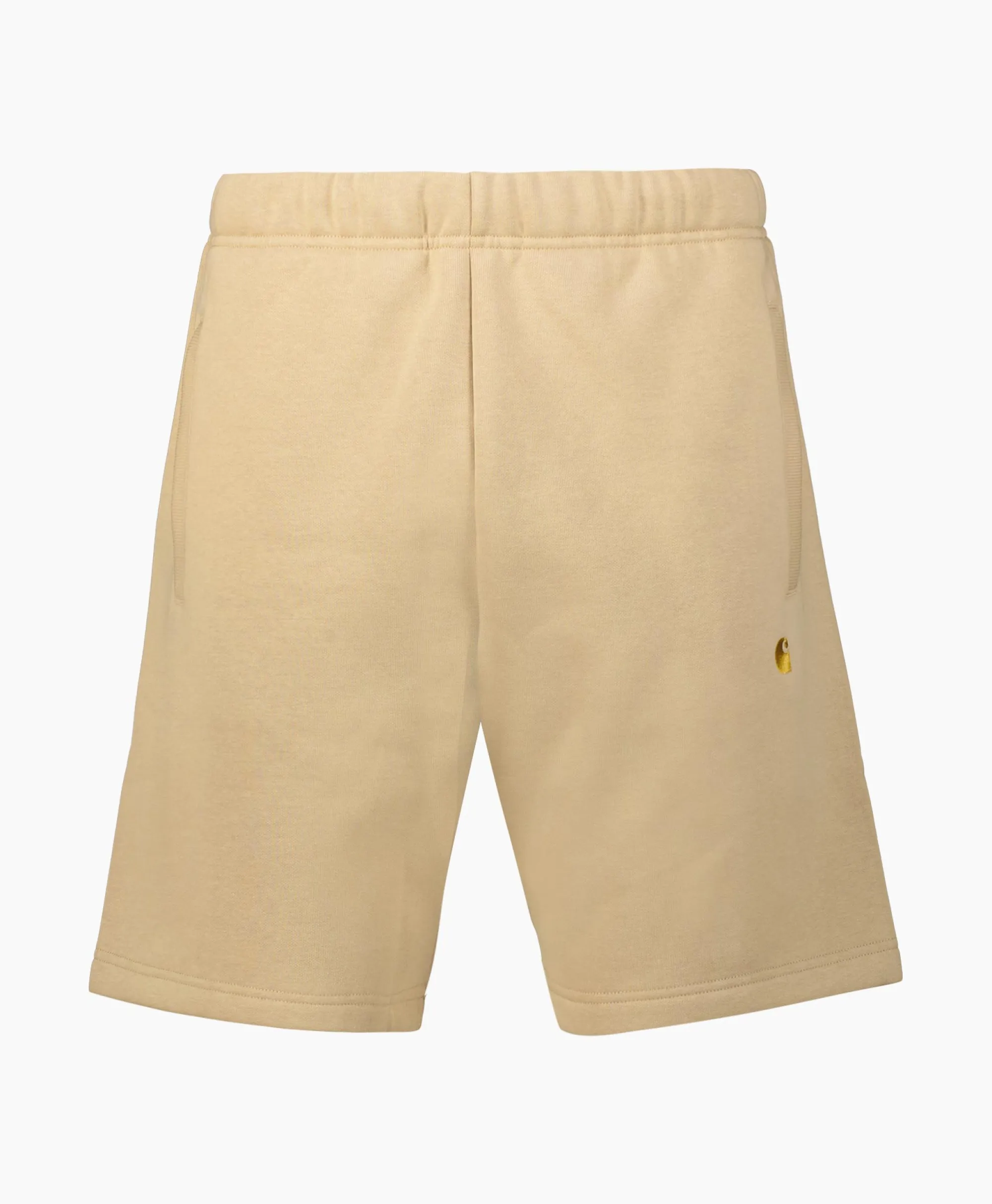 Carhartt Wip Korte Broek Chase Sweat Beige*Heren Broeken