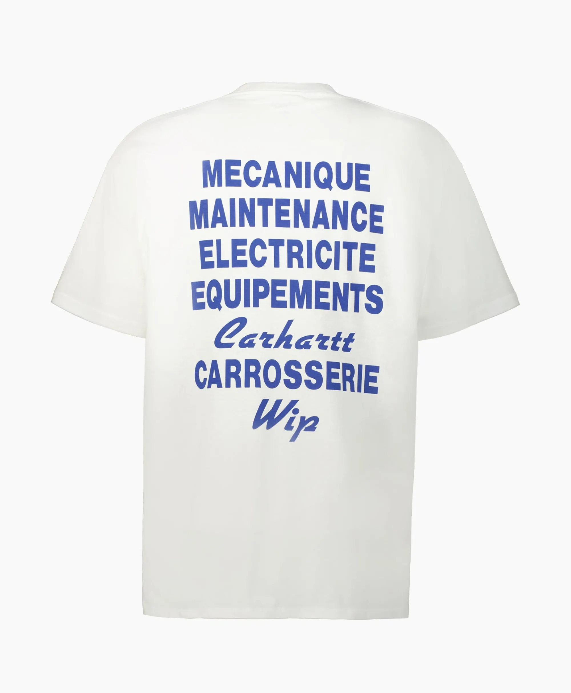 Carhartt Wip T-Shirt S/S Mechanics Organic Cotton Wit*Heren T-Shirts