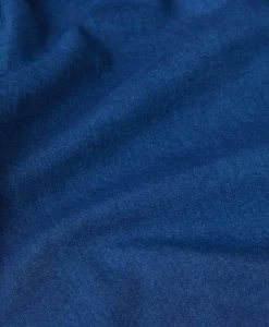 Closed Blouse Voluminous Sleeve Donker Blauw*Dames Blouses