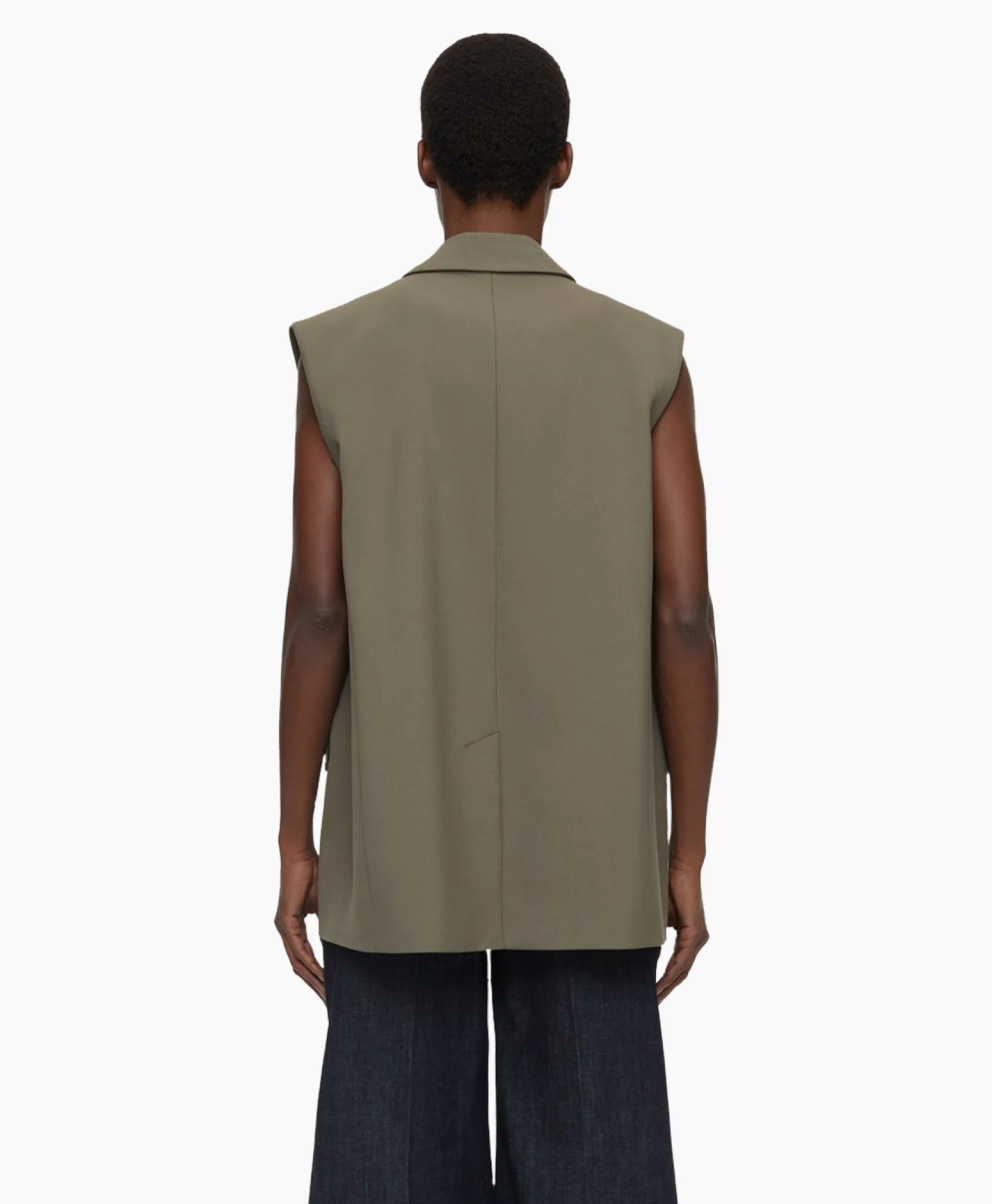 Closed Gilet Sleeveless Taupe*Dames Gilets