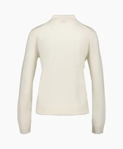 Closed Pullover Polo Longsleeve Off White*Dames Truien