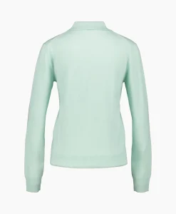 Closed Pullover Polo Longsleeve Groen*Dames Truien