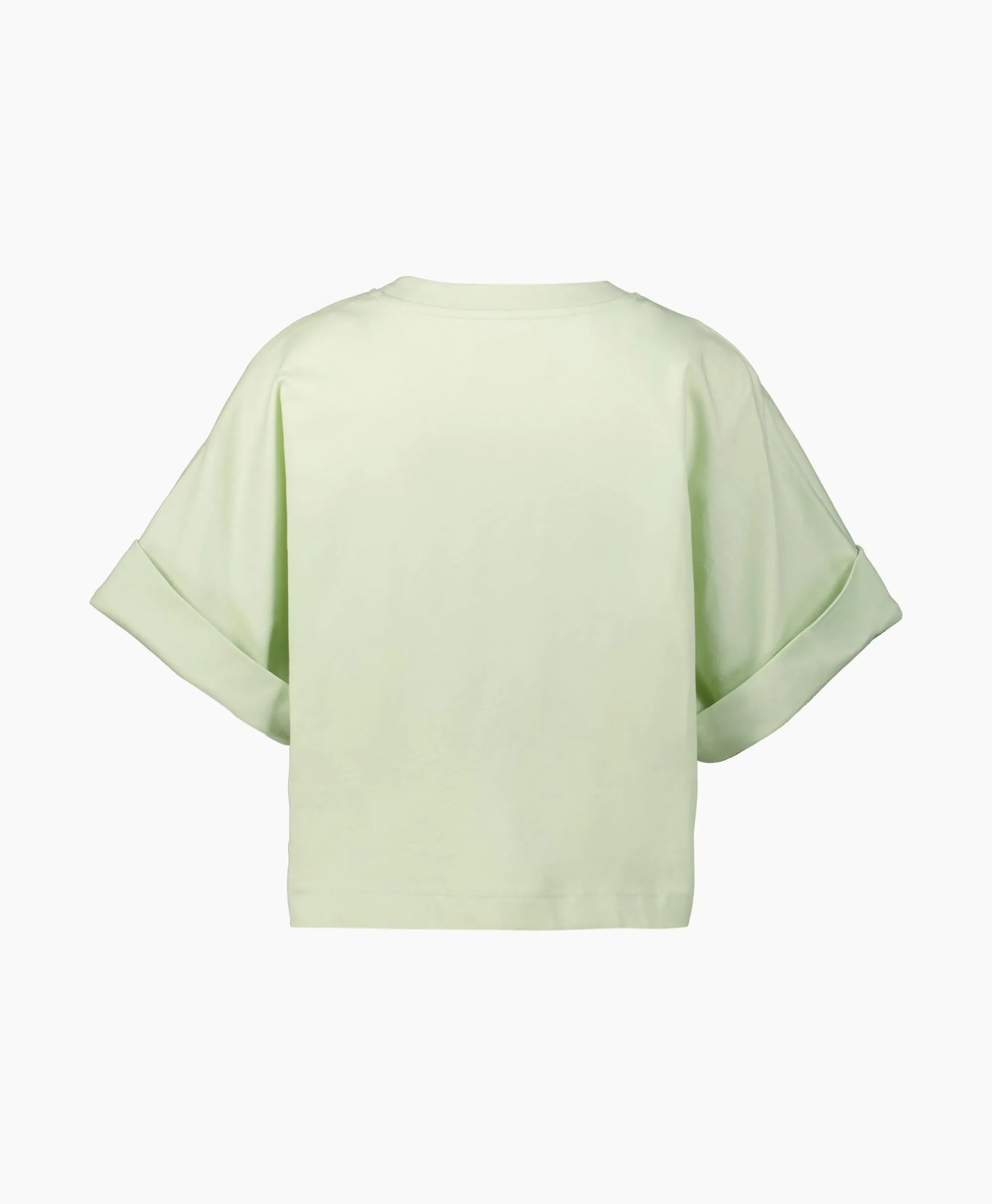 Closed T-Shirt Korte Mouw Turn Up Licht Groen*Dames T-Shirts & Tops
