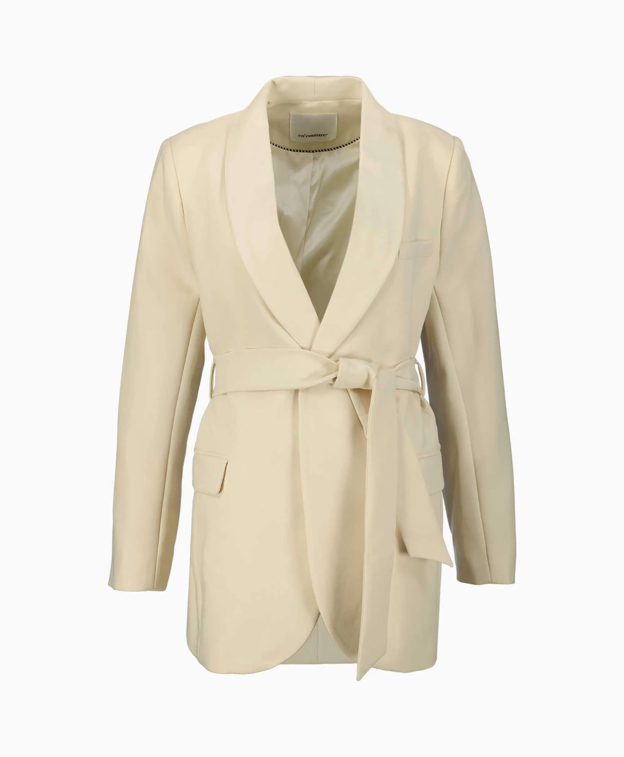 Co'couture Co'Couture Blazer Volacc Belt Bruin*Dames Blazers