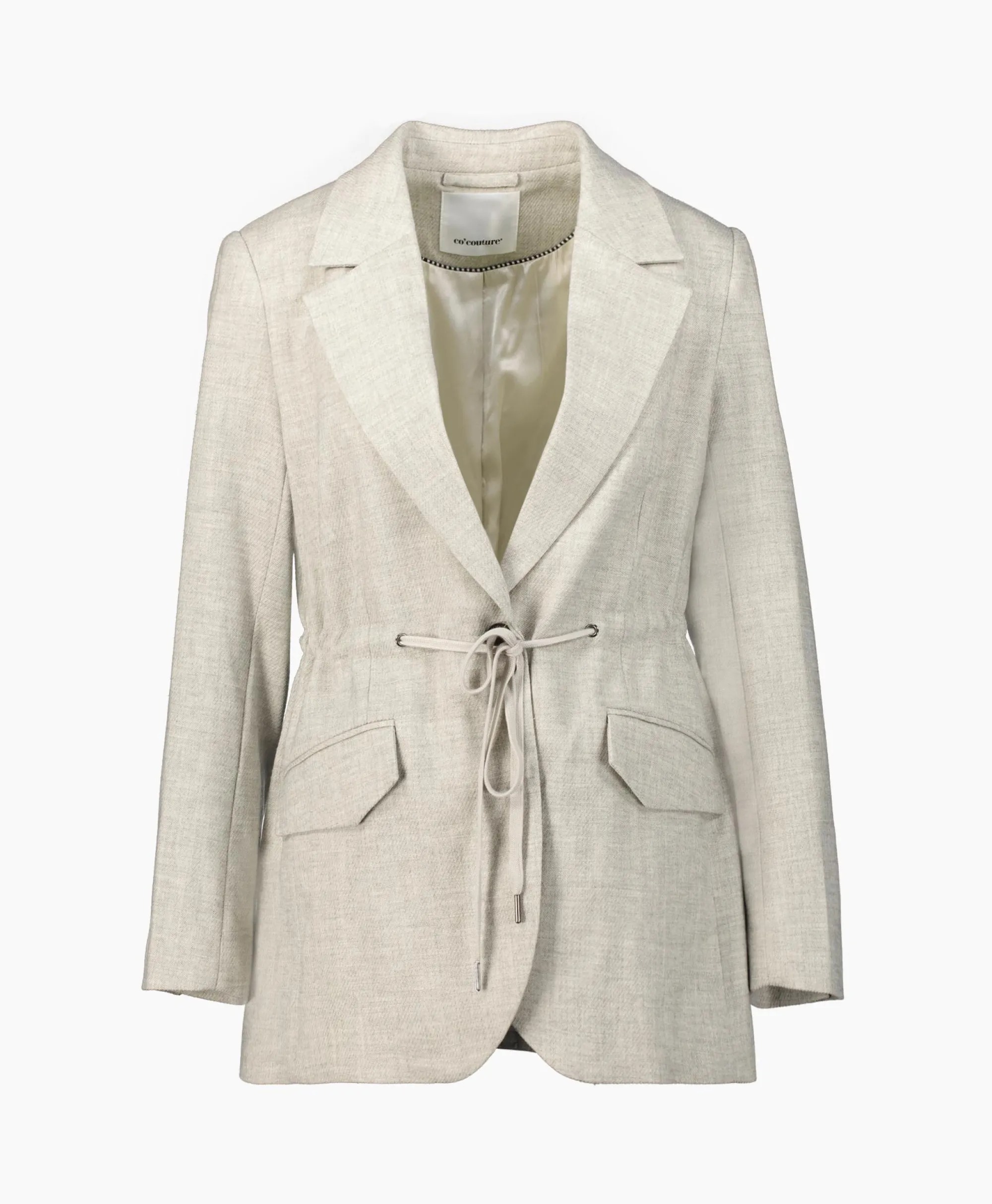 Co'couture Co'Couture Blazer Winnie Tie String Grijs*Dames Blazers