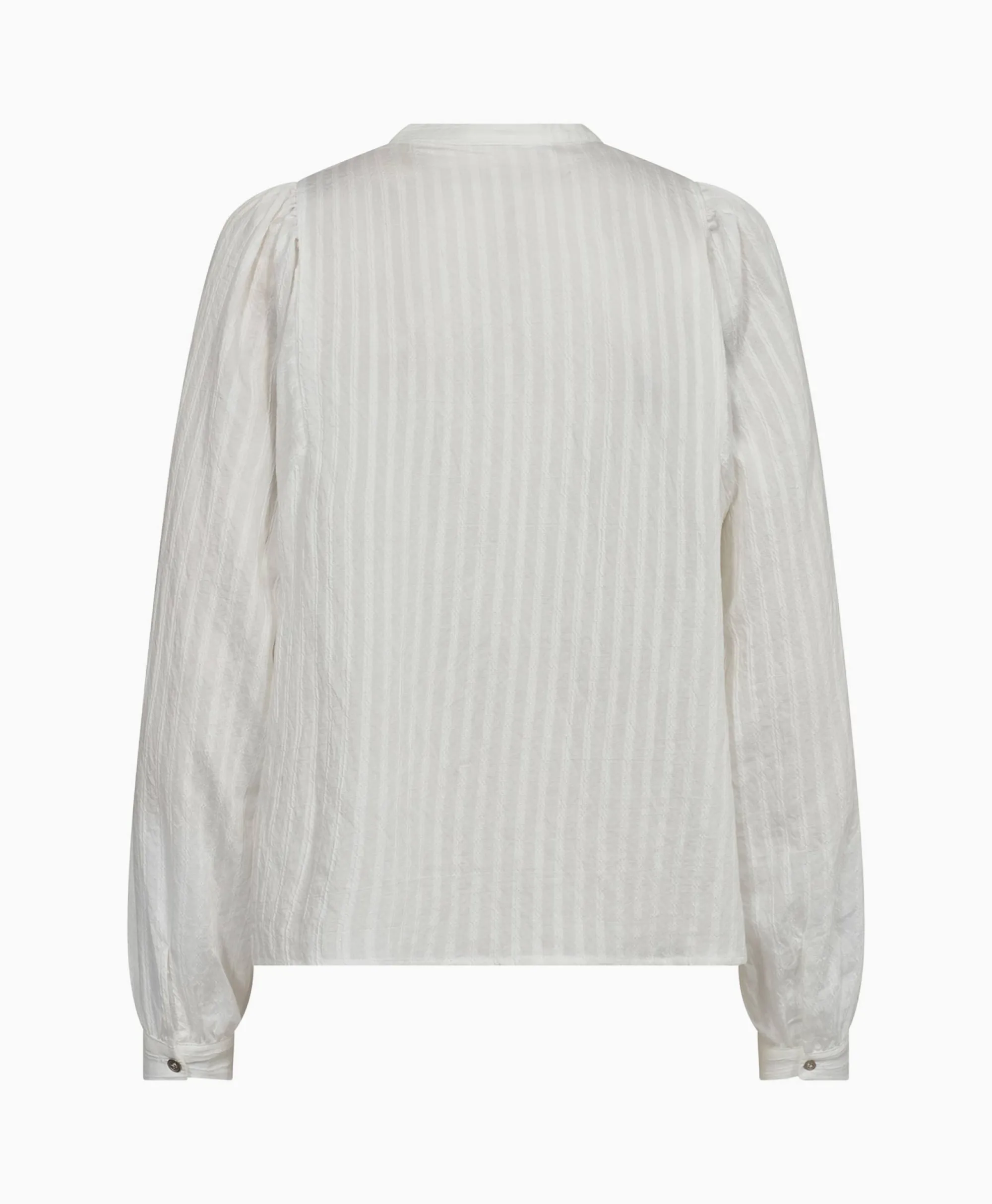 Co'couture Co'Couture Blouse Selma Placket Wit*Dames Blouses