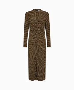 Co'couture Co'Couture Mini Jurk Nova Bruin*Dames Jurken