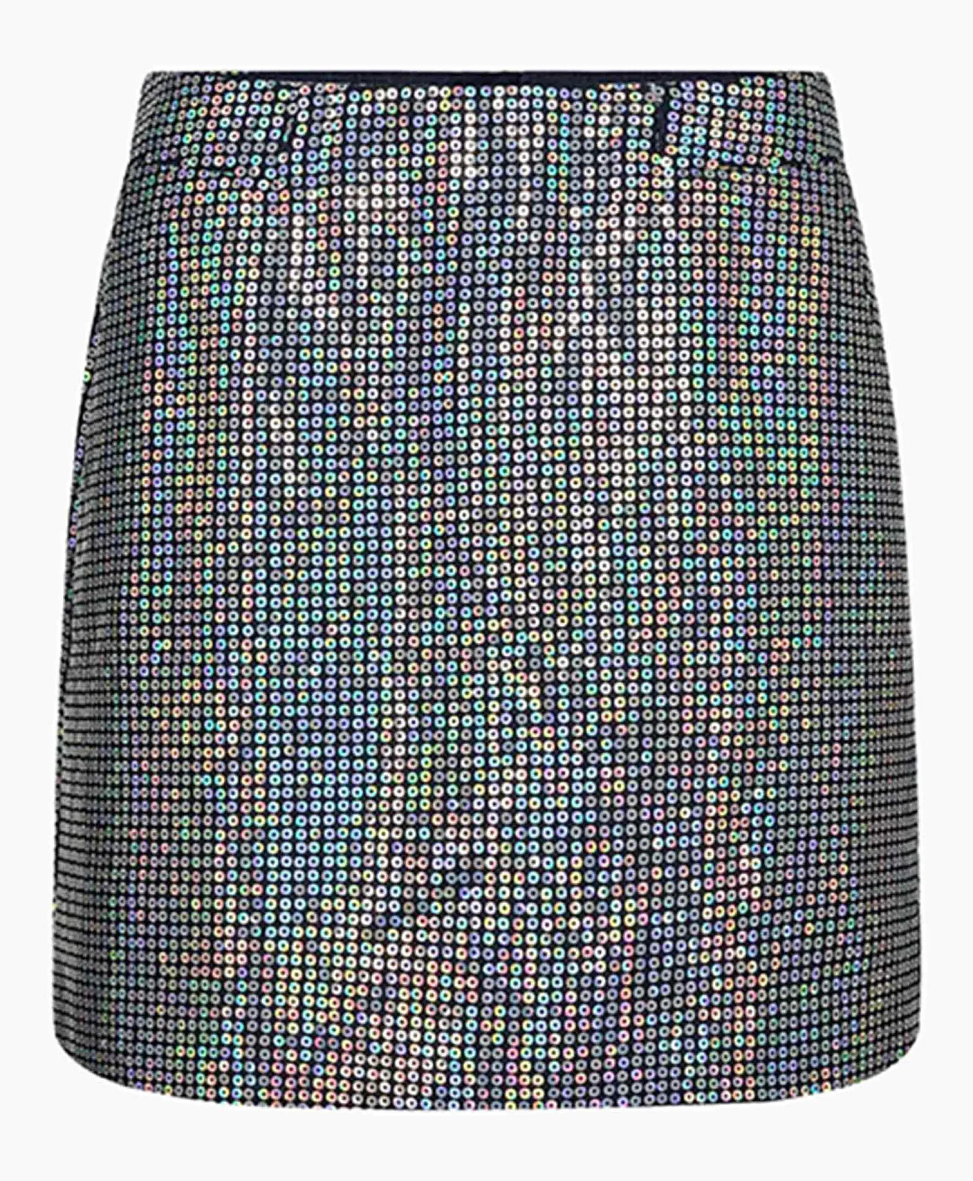 Co'couture Co'Couture Minirok Sequincc Denim Mini Donker Blauw*Dames Rokken