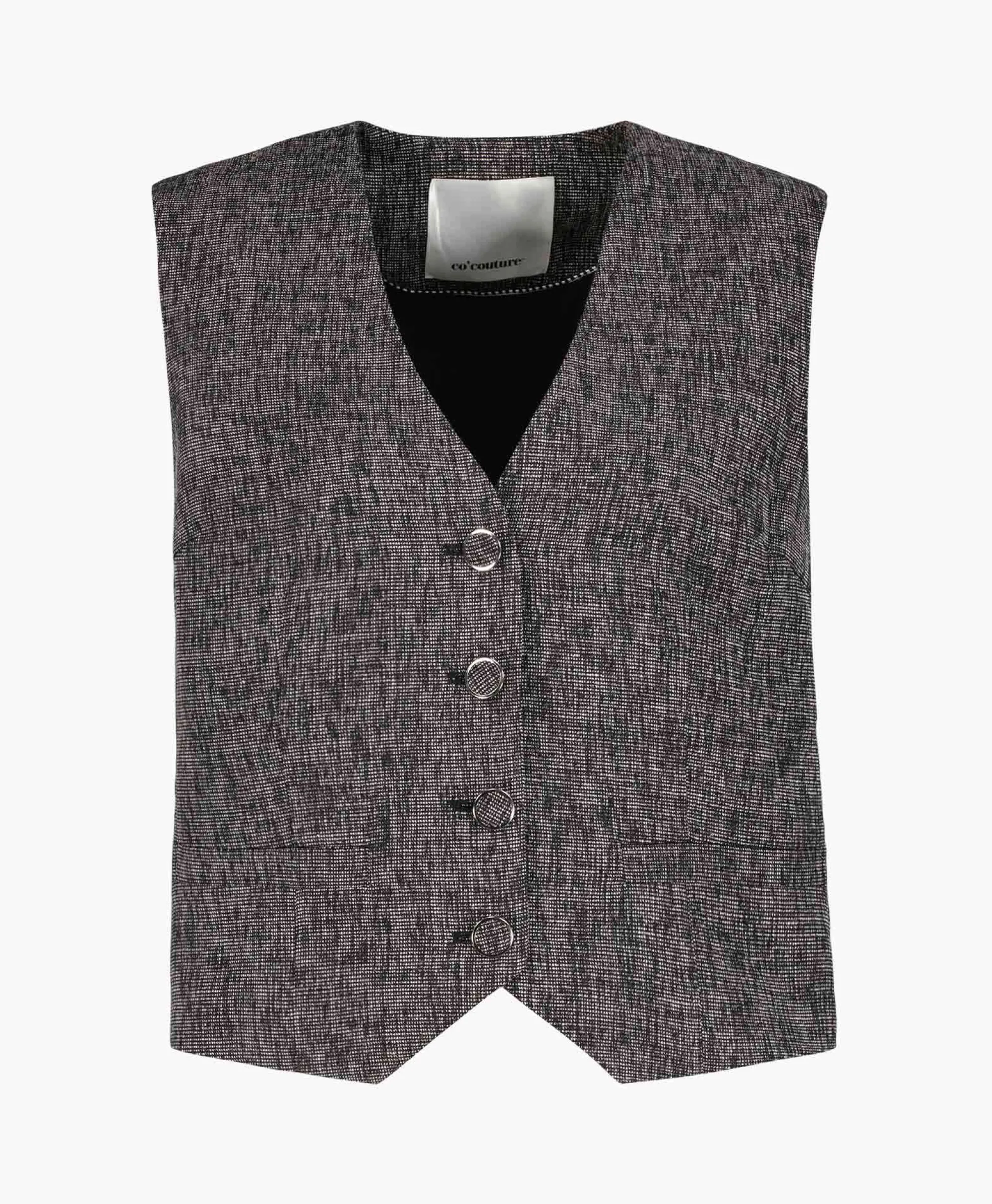 Co'couture Co'Couture Vest Tamia Zwart*Dames Vesten