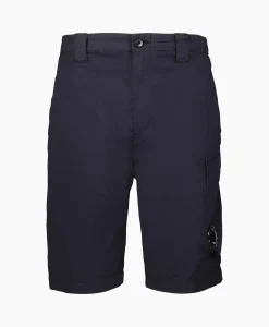 Cp Company Korte Broek Fili Stretch Cargo Donker Blauw*Heren Broeken