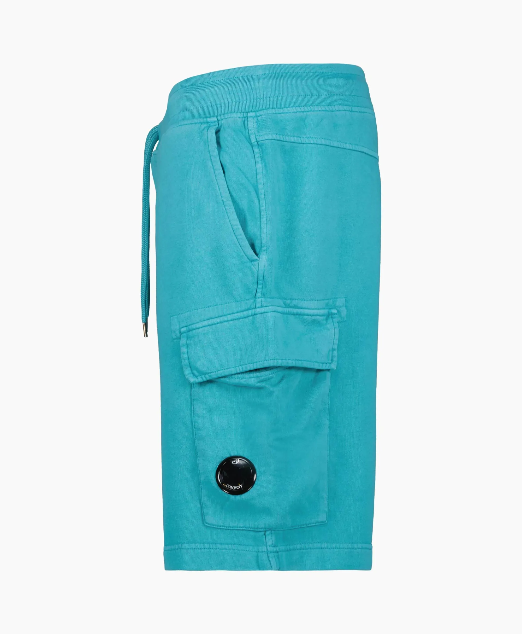 Cp Company Korte Broek Short Fleece Cargo Blauw*Heren Broeken