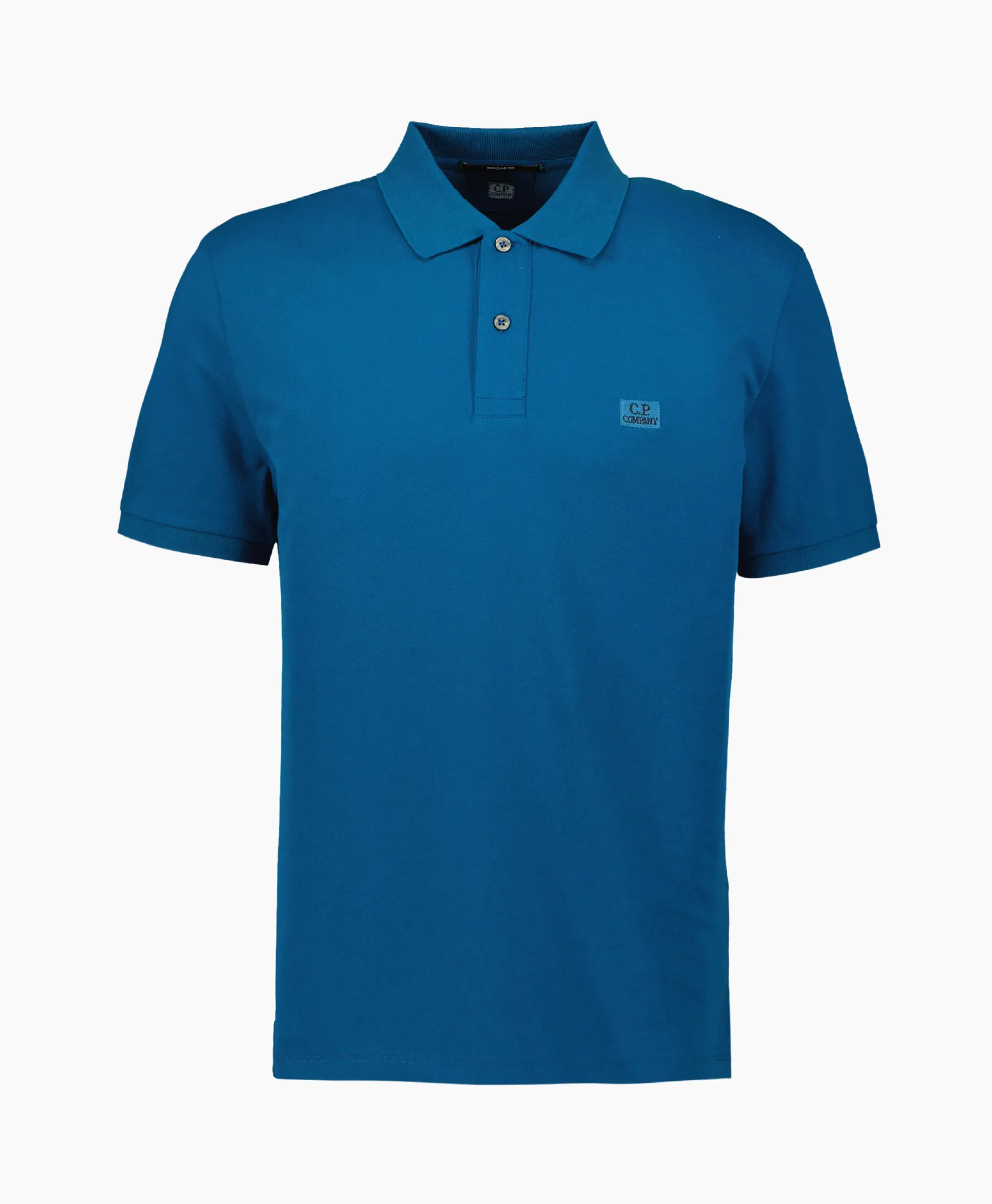 Cp Company Polo Stretch Piquet Regular Blauw*Heren Polo's