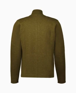 Cp Company Pullover Double Zipped Knit Groen*Heren Truien