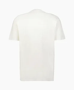 Cp Company T-Shirt Korte Mouw Jersey Artisinal Card Wit*Heren T-Shirts