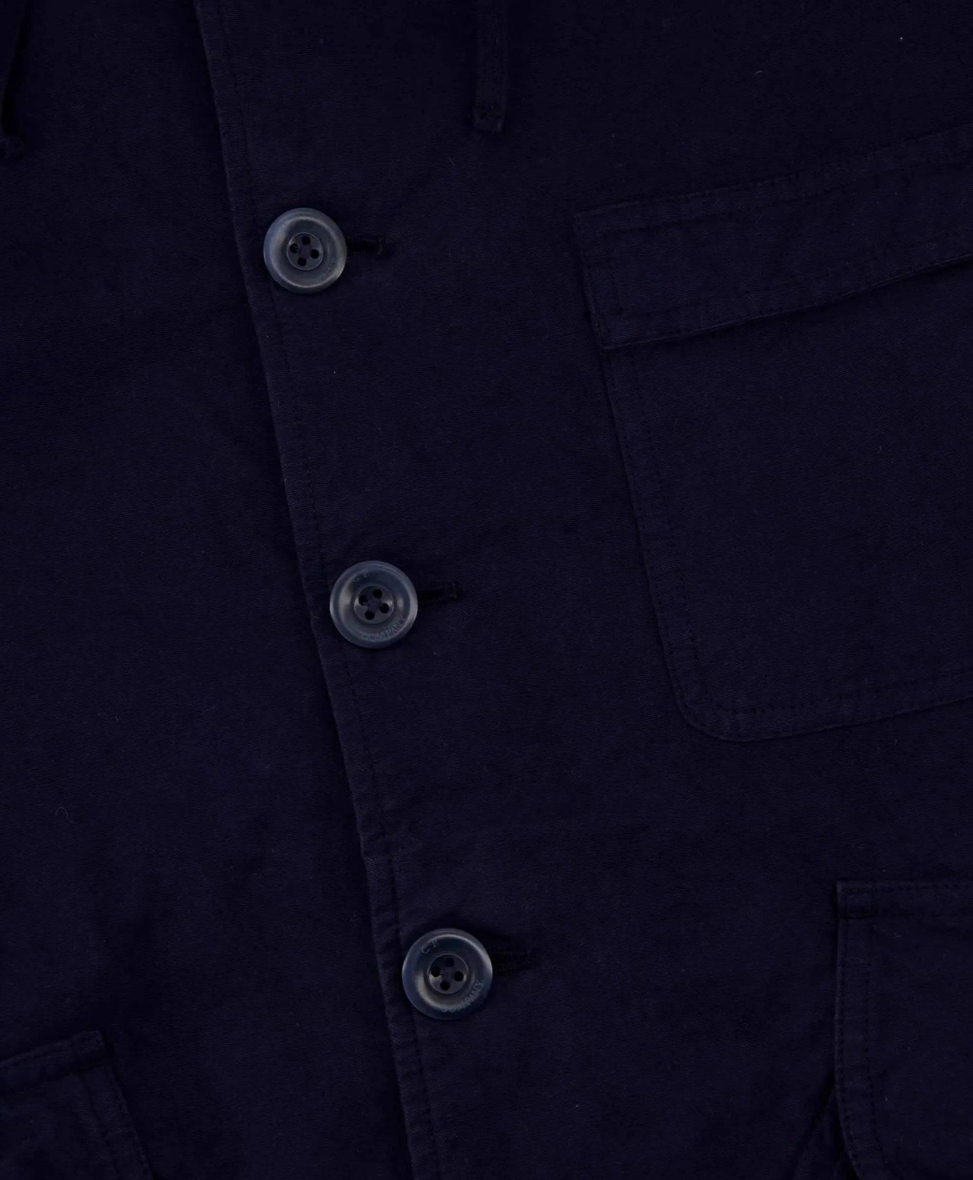 Cp Company Vest B Hooded Jacket Donker Blauw*Heren Jassen