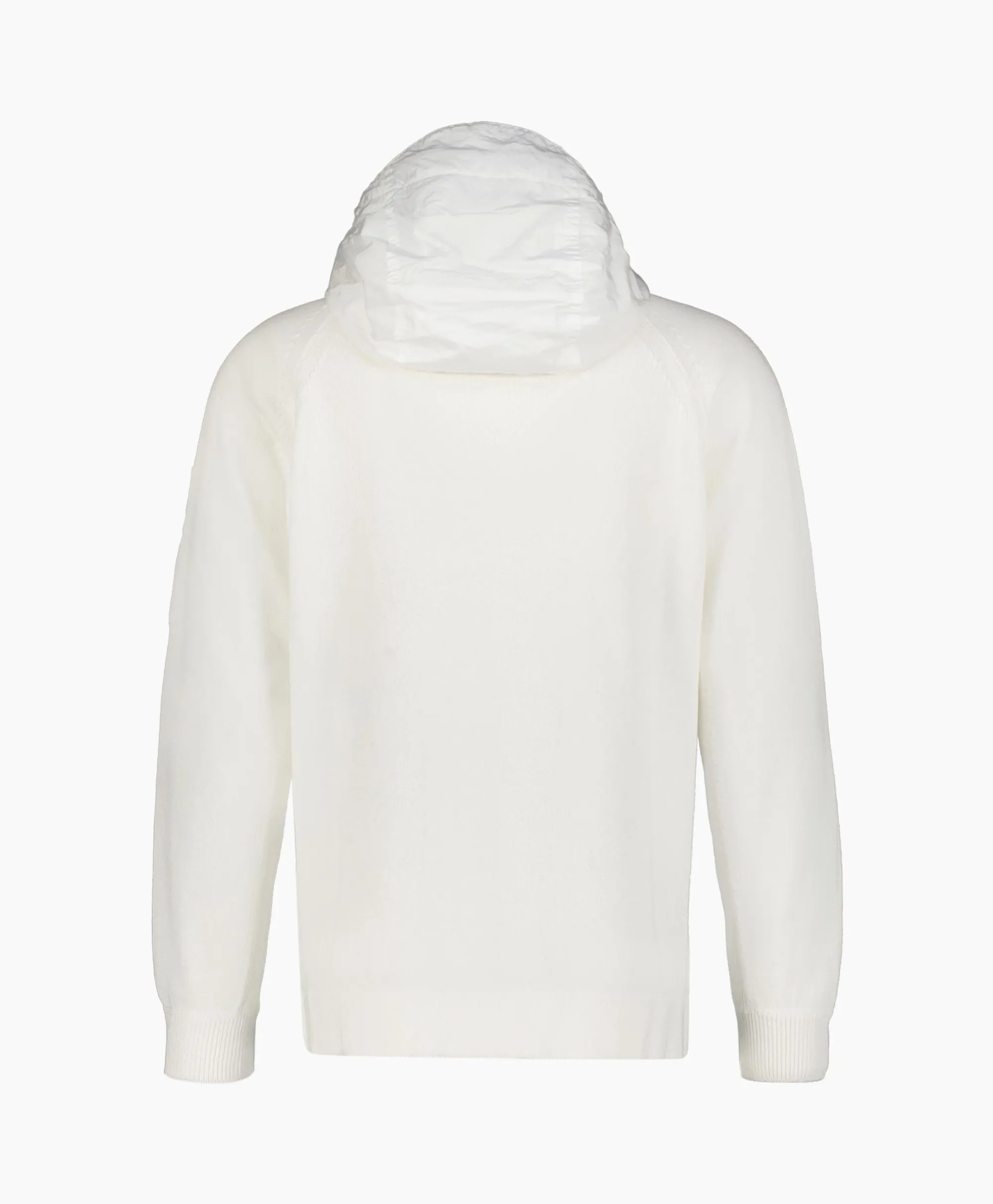 Cp Company Vest Cotton Mixed Hooded Knit Wit*Heren Vesten