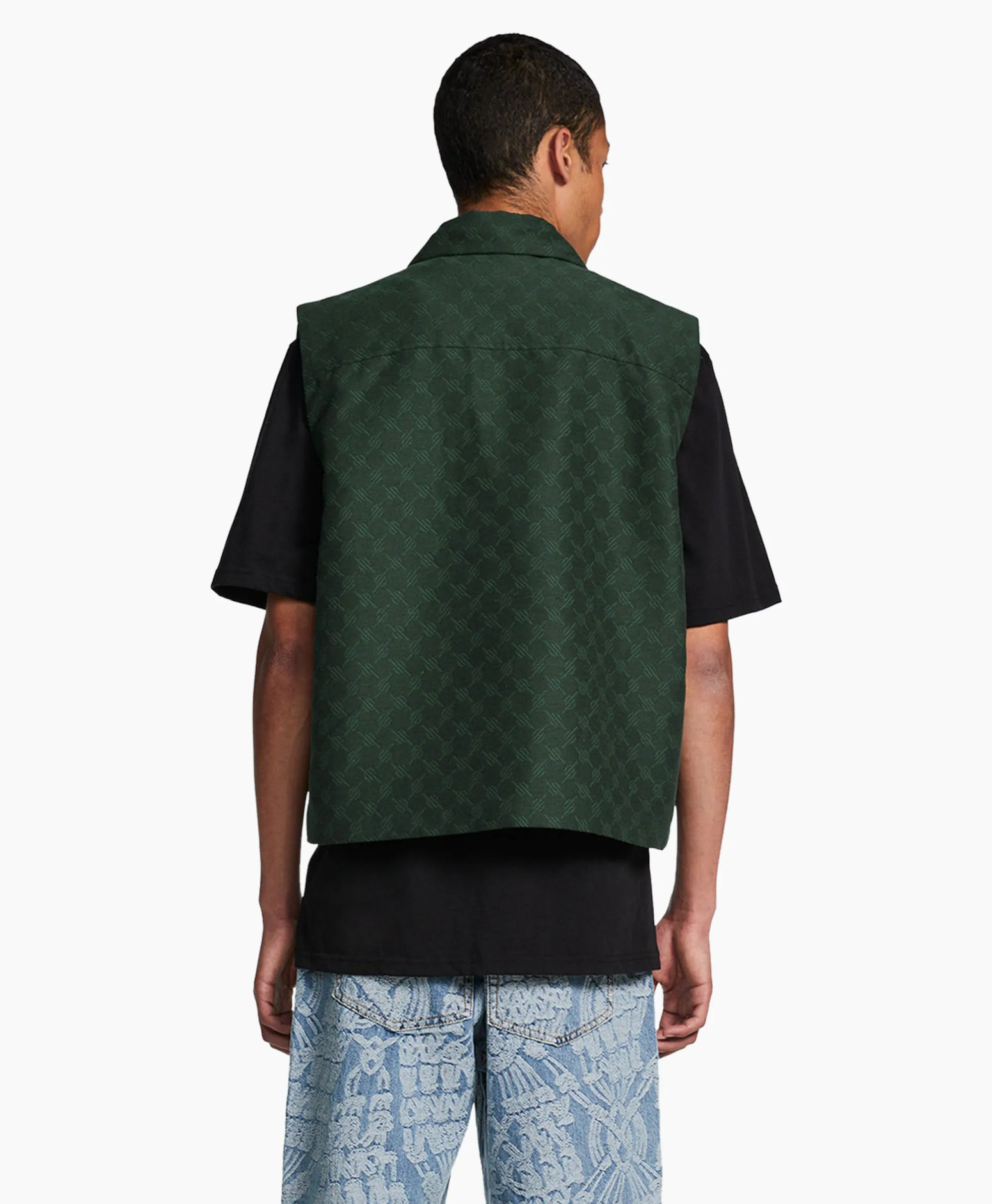 Daily Paper Bodywarmer Benji Groen*Heren Jassen