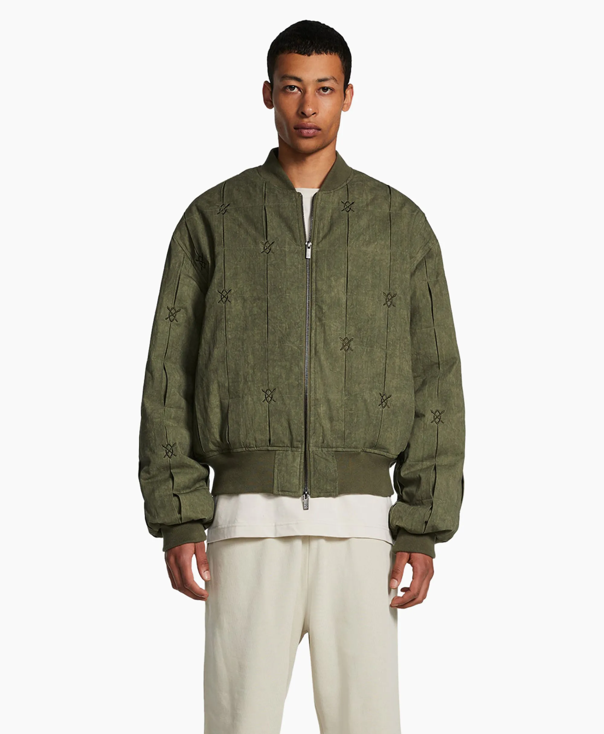 Daily Paper Bomberjack Rasal Groen*Heren Jassen